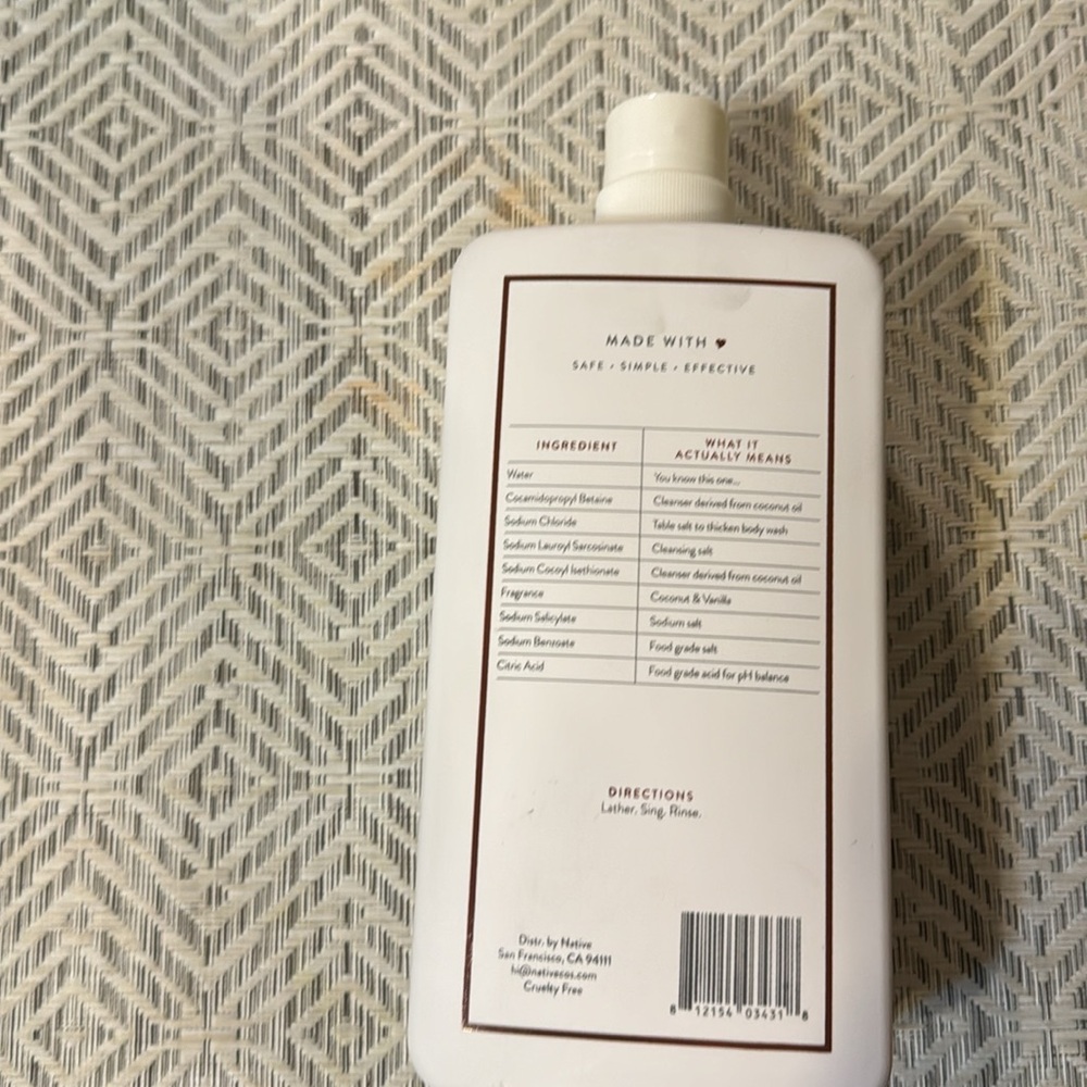 Native body wash - Picture 2 of 2